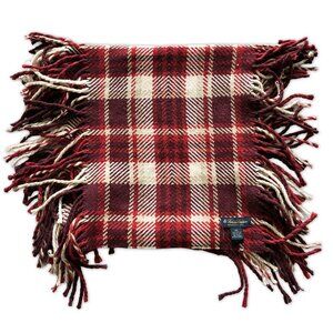 Brooks Brothers Tartan Wool Blend Woven Scarf